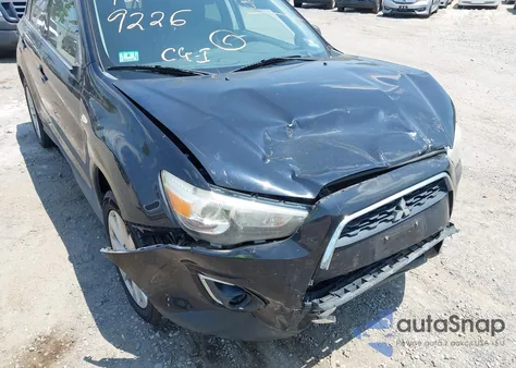 2013 Mitsubishi Outlander Sport Se from USA, damaged, VIN 4A4AR4AU2DE014292